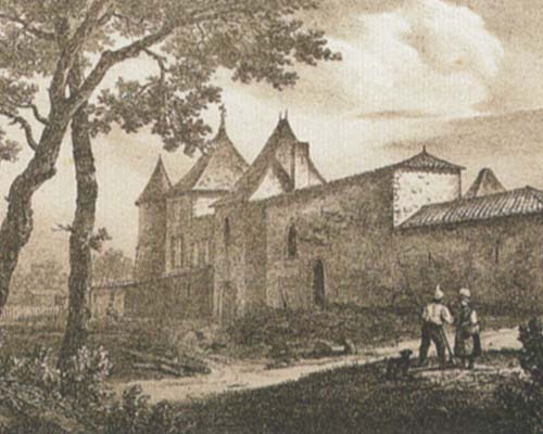 gravure chateaux carbonnieux